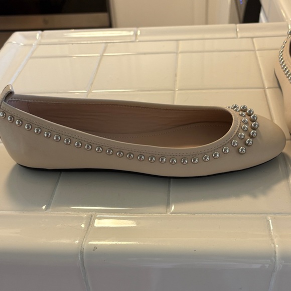 Tod's Cream Studded Women's Loafers - Picture 6 of 10